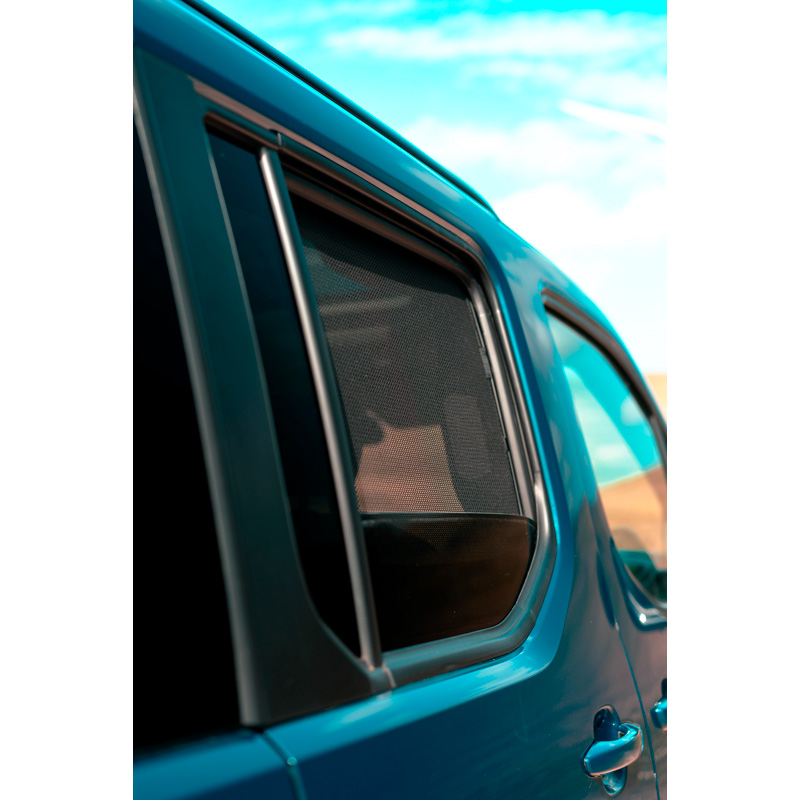 Set Car Shades  Citroen Berlingo Multispace 2018- (enkel met achterklep met te openen achterruit) (6-delig)