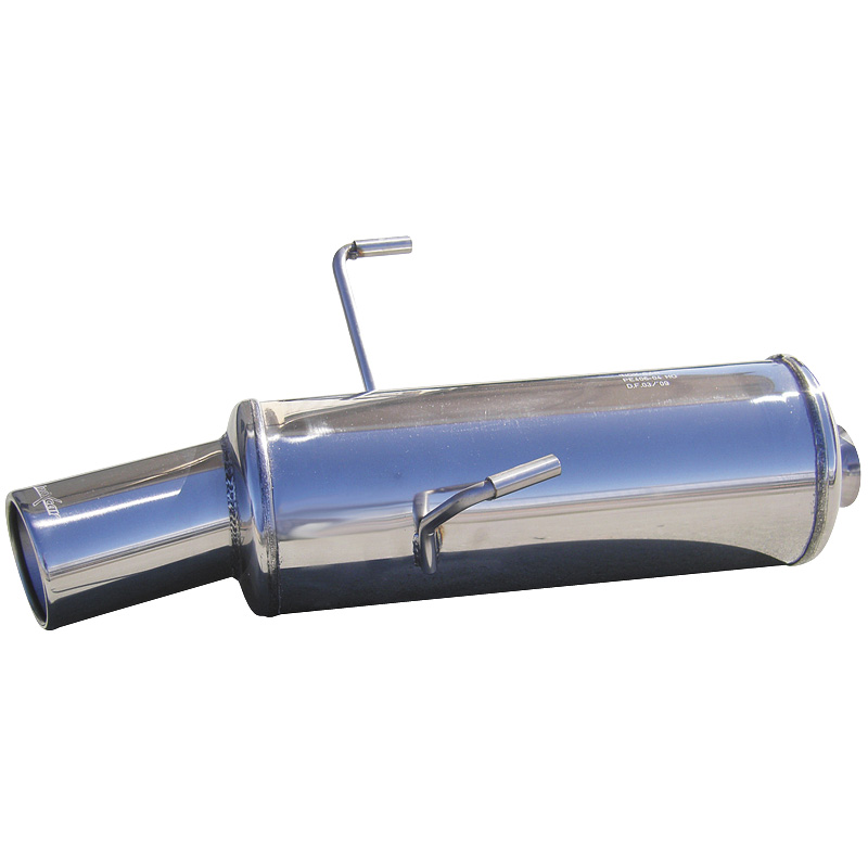 100% RVS Sportuitlaat  Peugeot 406 1.8 (101pk) 1995- 102mm