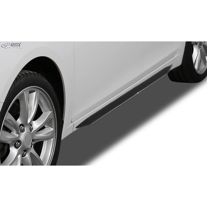 Sideskirts 'Slim'  Opel Agila A (ABS zwart glanzend)