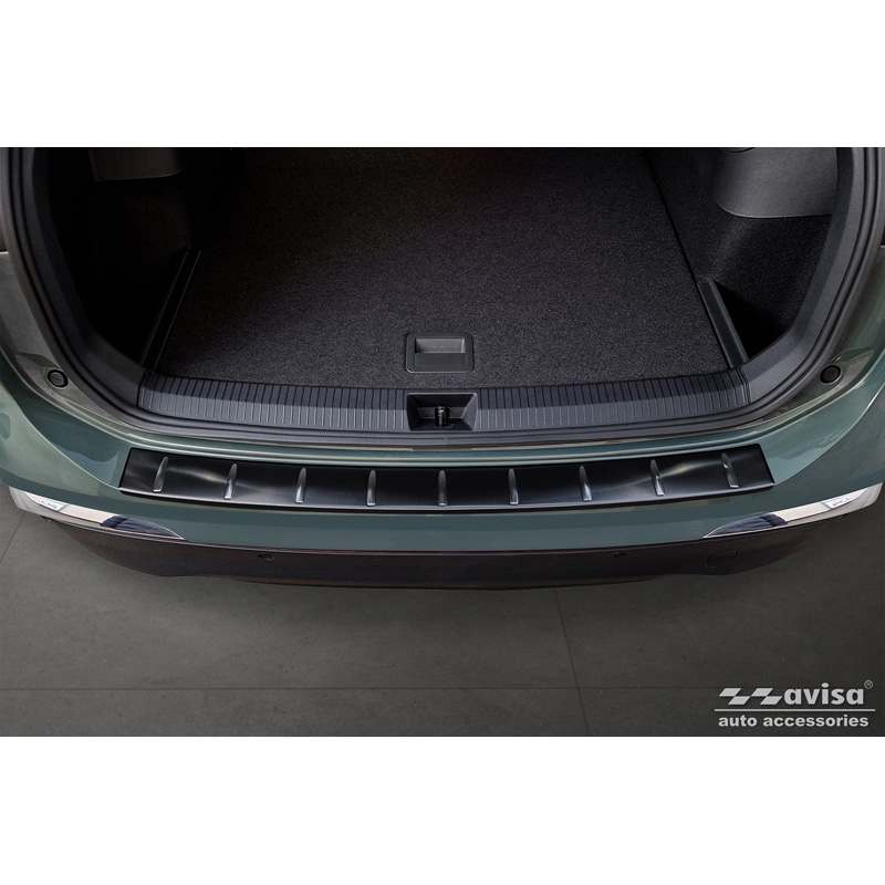 Zwart RVS Achterbumperprotector  Volkswagen Tiguan (CT1) 2024- 'Ribs'