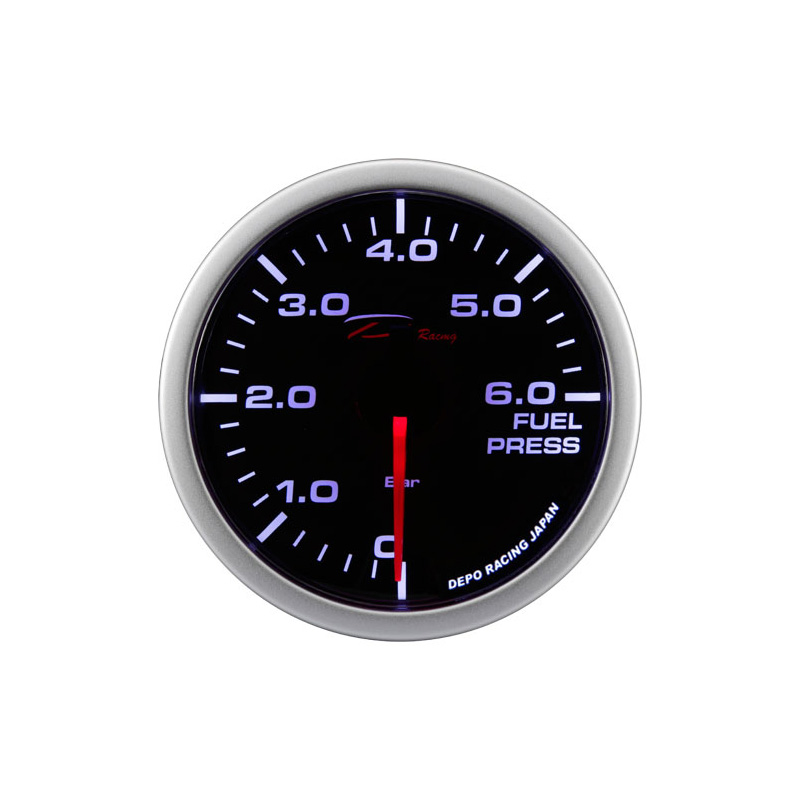 Depo Racing WA-Series Instrument - Benzinedruk 0,0>6,0 bar - 52mm
