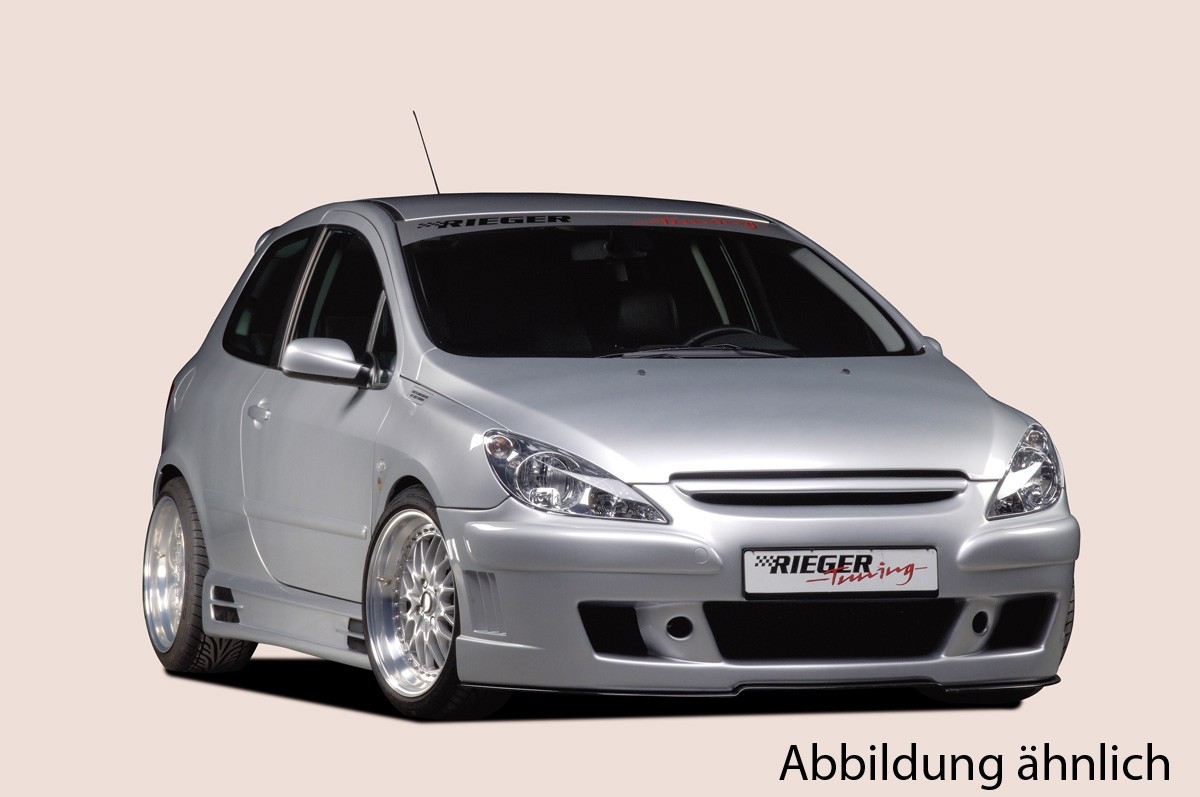 Voorbumper met geïntegreerde zonder embleem Peugeot 307 Rieger