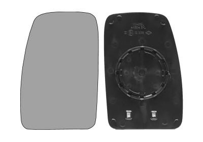 spiegelglas, verwarmd, rechts Opel Movano, 2003-2010