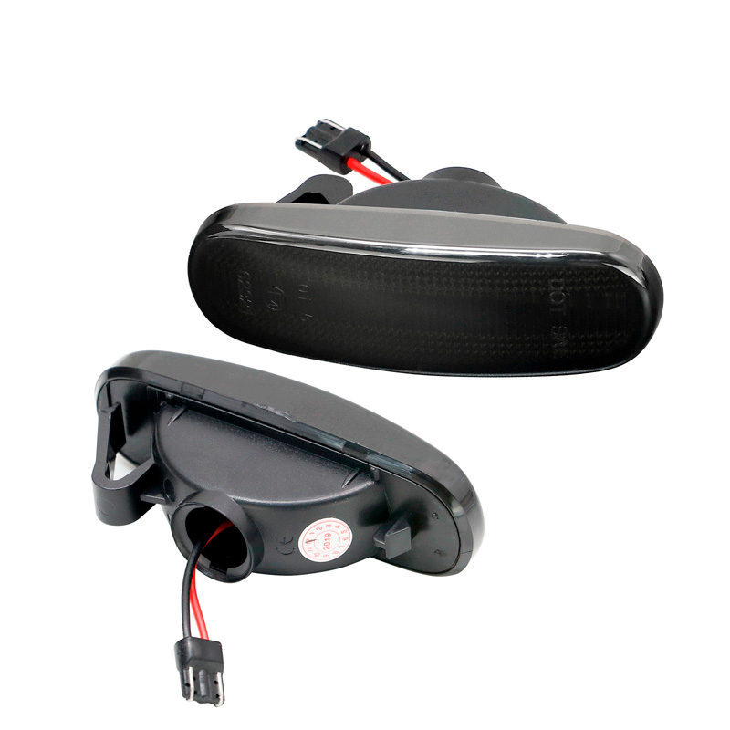 Set LED Zijknipperlichten  Abarth/Fiat diverse modellen - Rookgrijs- incl. Dynamic Running Light