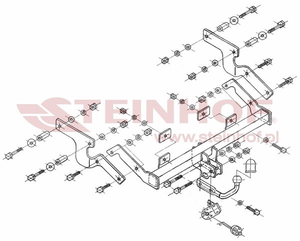 Trekhaak Citroen Xsara Picasso 5D 09/1999-03/2004
