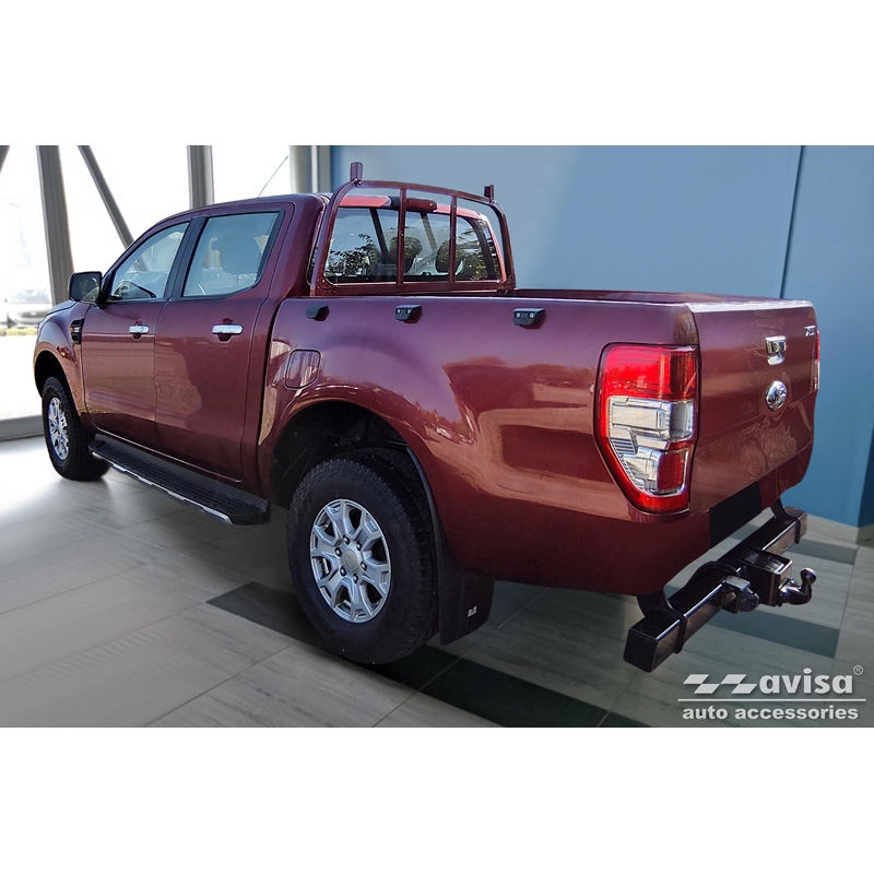 Staal Pickup Achterklep beschermlijst  Ford Ranger 2011-2022 - Zilver