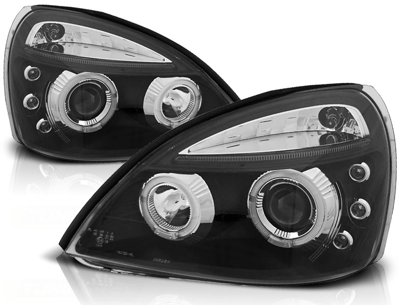 Koplampen Renault Clio C 01-05 Black