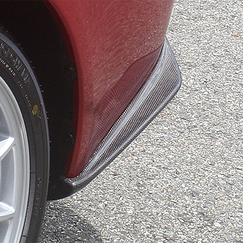 Chargespeed Achterbumperskirts (Corners)  Mitsubishi Lancer Evo X CZ4A Bottomline (FRP)