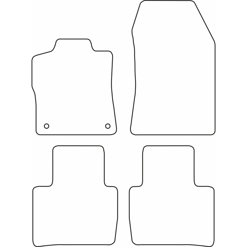 Automatten Velours  Citroën C5 X 2021-