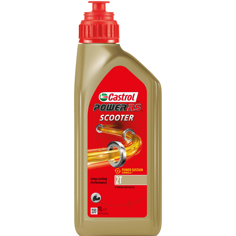 Castrol Motorolie Power RS Scooter 2T (2-takt) 1-liter