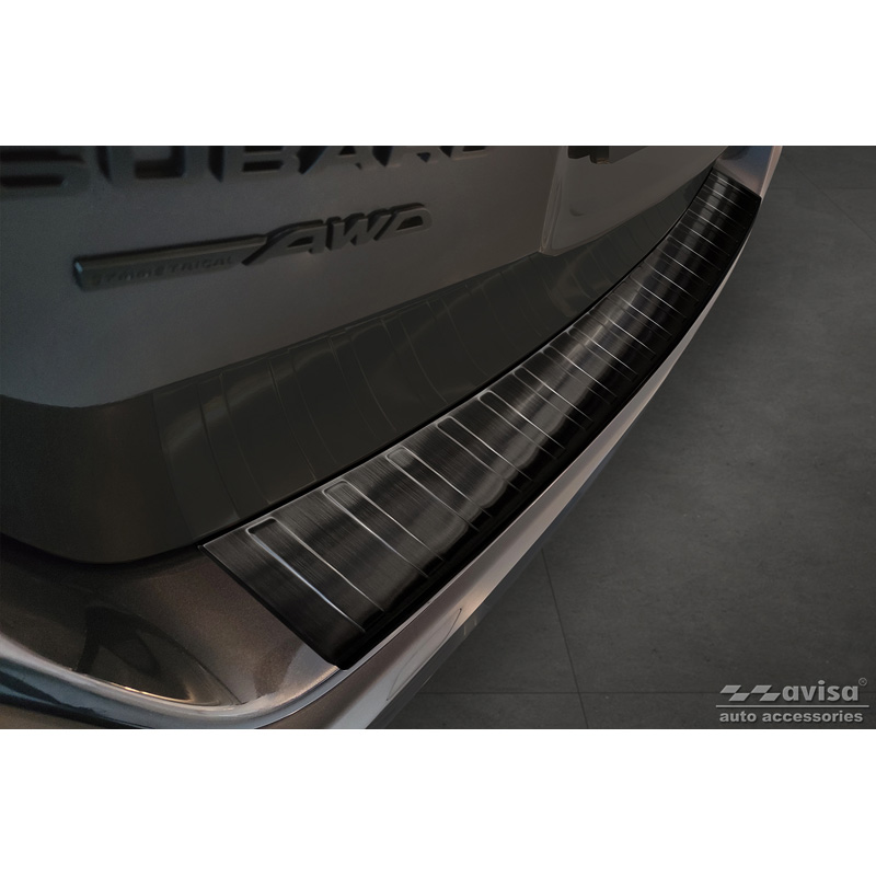 Zwart RVS Achterbumperprotector  Subaru Outback (BT) 2020- 'Ribs'
