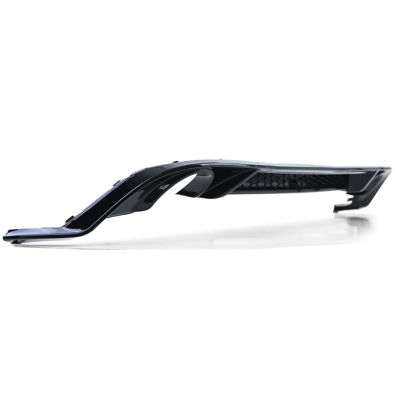 Diffuser VW Golf 7 GTI 17-21 Glans Zwart
