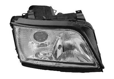 koplamp, H1+H1, rechts Audi A6, 1994-1997