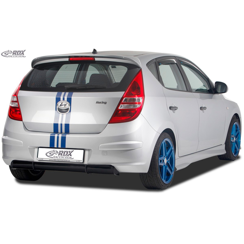 Achterskirt 'Diffusor'  Hyundai i30 (FD/FDH) 2007-2010 (ABS zwart glanzend)