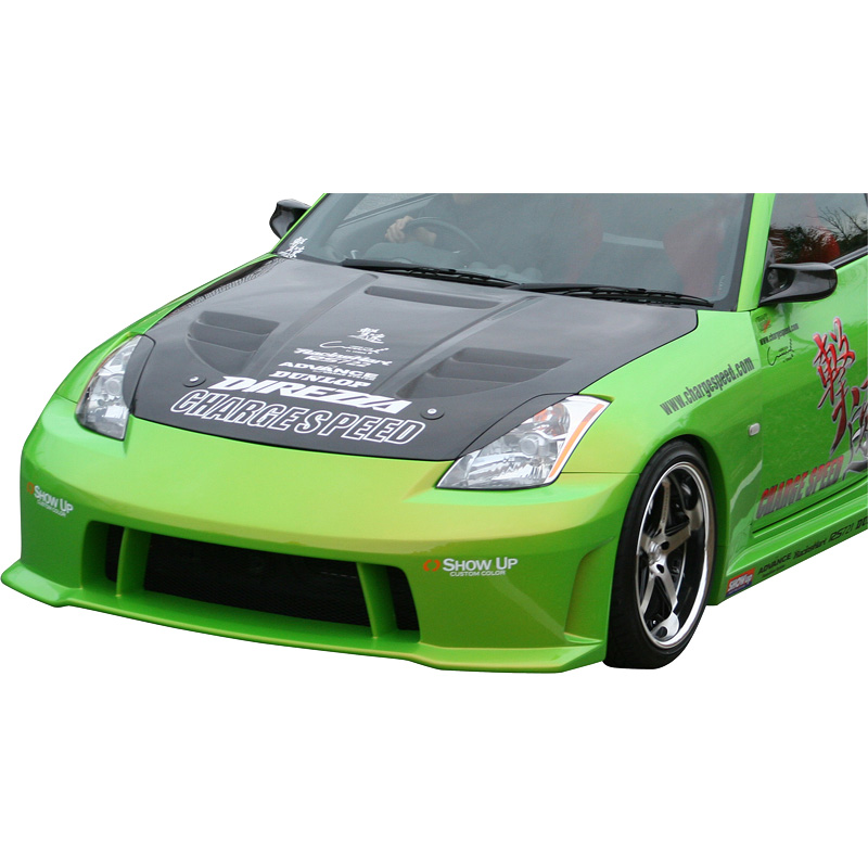 Chargespeed Motorkap  Nissan 350Z Z33 + Luchtinlaten (FRP)