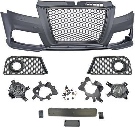 Voorbumper Sport Audi A3 8P RS3-Look 08-12