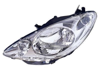 koplamp, H4, chroom huis, elektr verstelb, incl stelmotortje, re