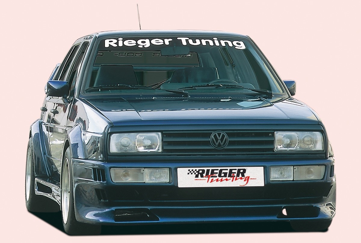Voorschermen Breedversie l VW Golf II Polyester Rieger