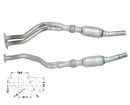 VW PASSAT 3B(G) 1.6i 1595 cc 74 Kw / 101 cv ADP Magnaflow CAT Bo
