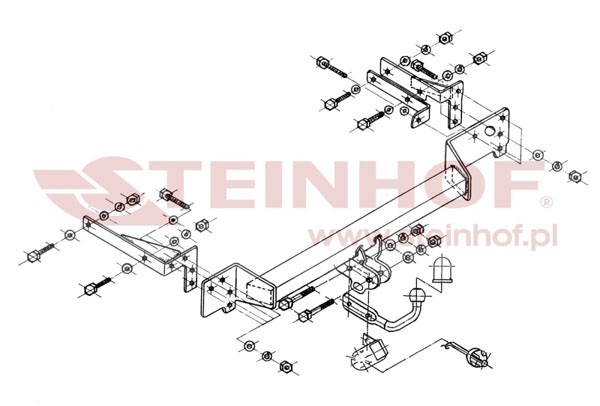 Trekhaak Renault Clio II 3/5D 03/1998-06/2001
