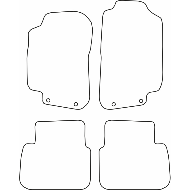 Automatten  Saab 9-5 1997-2008