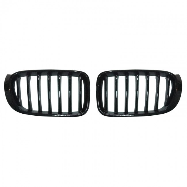 Glanzend zwarte Grills BMW X3 F25 LCI 2014-2016