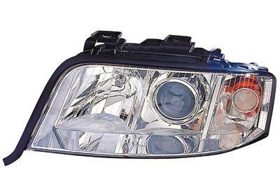 koplamp, Hella, H1+H7, links Audi A6, 2001-2004