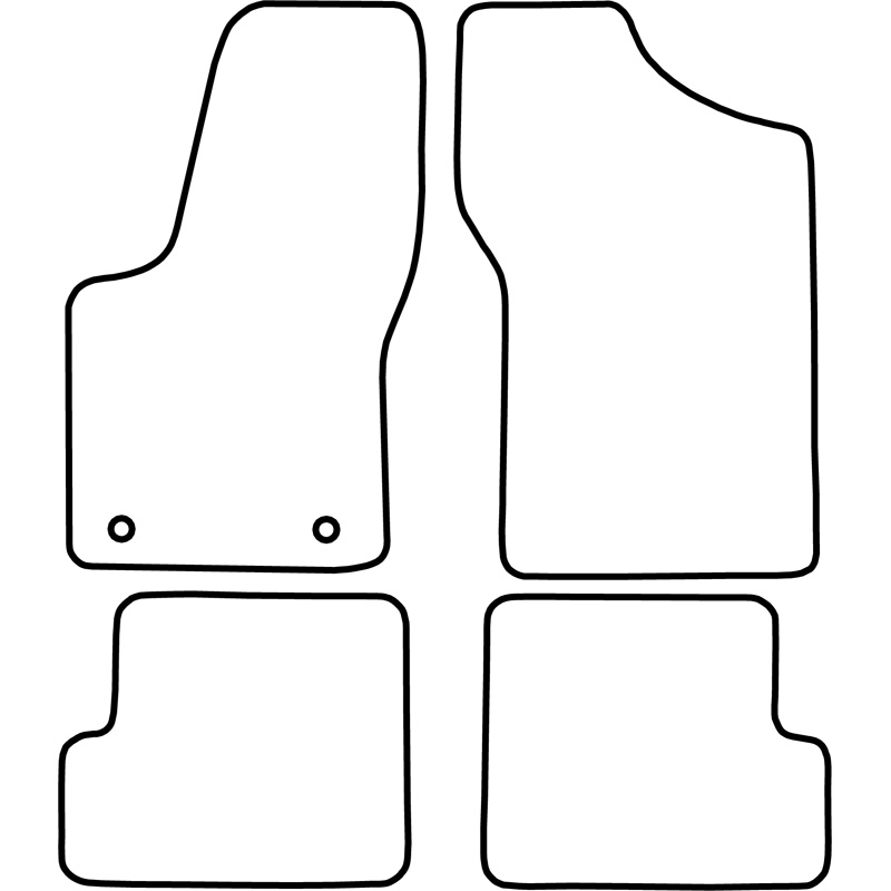 Automatten  Fiat Seicento 1998-2005
