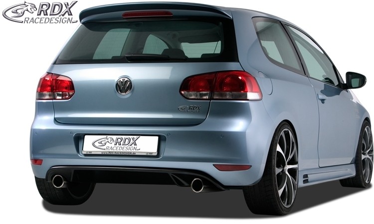 Achterbumper Diffuser passend voor VW Golf 6 GTI-Look 08-12