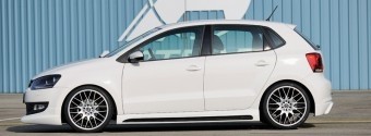 Zijskirts VW Polo 6R Rieger Carbon