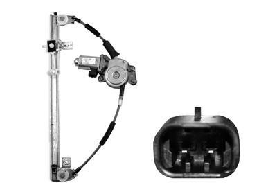 raammechanisme, incl motor, voor, links Fiat Multipla, 1999-2004