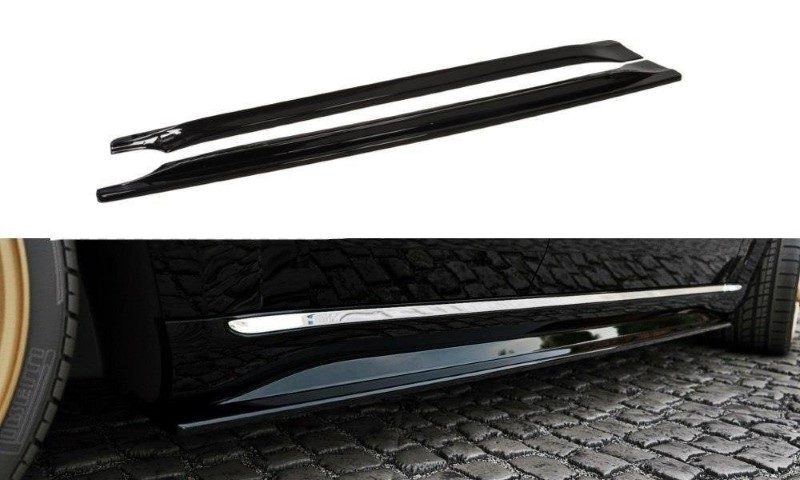 Zijskirts Diffusers Jeep Grand Cherokee WK2 Summit (Facelift) Glanzend Zwart