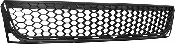 Bumper Rooster voor GOLF VI 08-11 ZWART