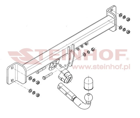 Trekhaak BMW X3 (E83) (E83LCI) 01/2004-11/2010