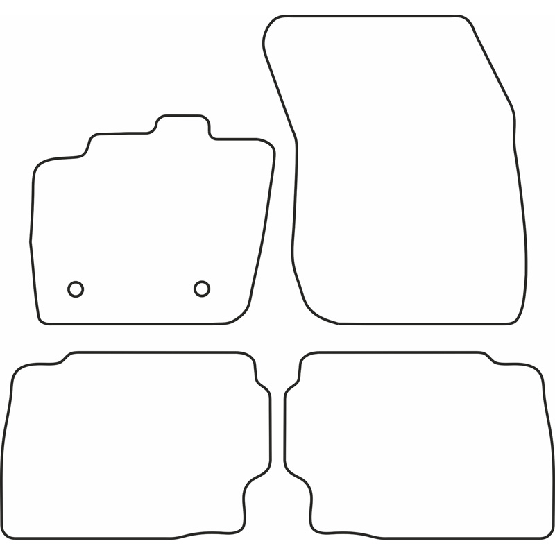 Automatten  Ford Mondeo V 2014-