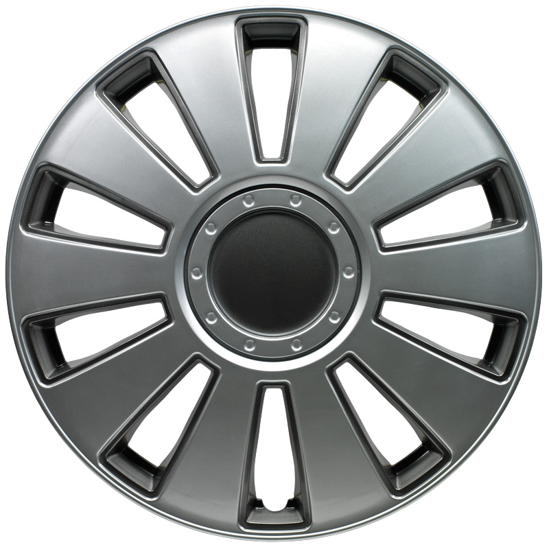 4-Delige Wieldoppenset Pennsylvania 14-inch zilver/charcoal grijs