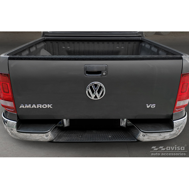 Aluminium Pickup Achterklep beschermlijst  Volkswagen Amarok 2010- Zwart