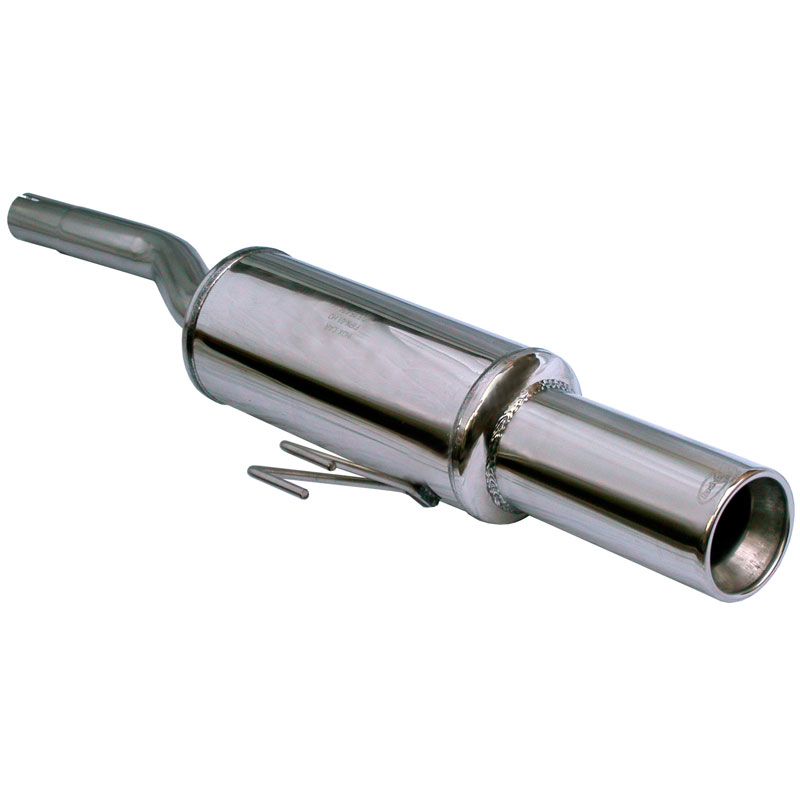 100% RVS Sportuitlaat  Fiat Punto (176) 60 1.2 102mm