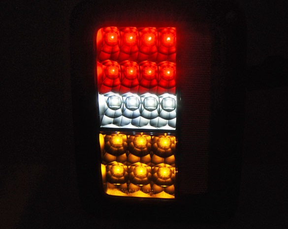 Achterlichten JEEP Wrangler JK (2007-2017) LED Zwart