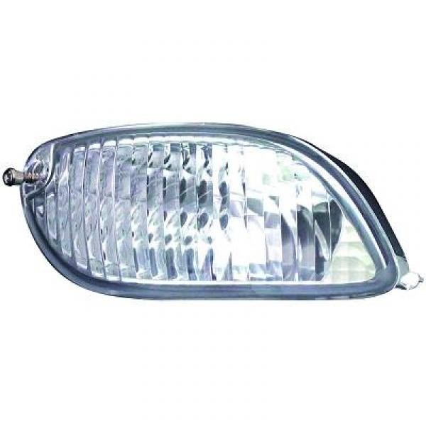 Design Knipperlicht set FOCUS 98-01 HELDERGLAS/Chroom