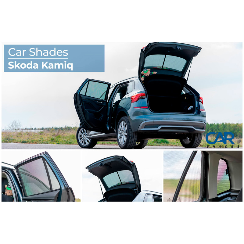 Set Car Shades  Skoda Kamiq 2019- (6-delig)