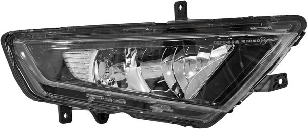 Mistlamp Rechts Seat Ibiza 12-15