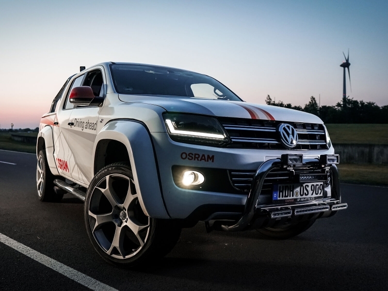 Koplampen VW Amarok (2010-) Osram LEDriving Full LED Dynamic LEDHL107-BK