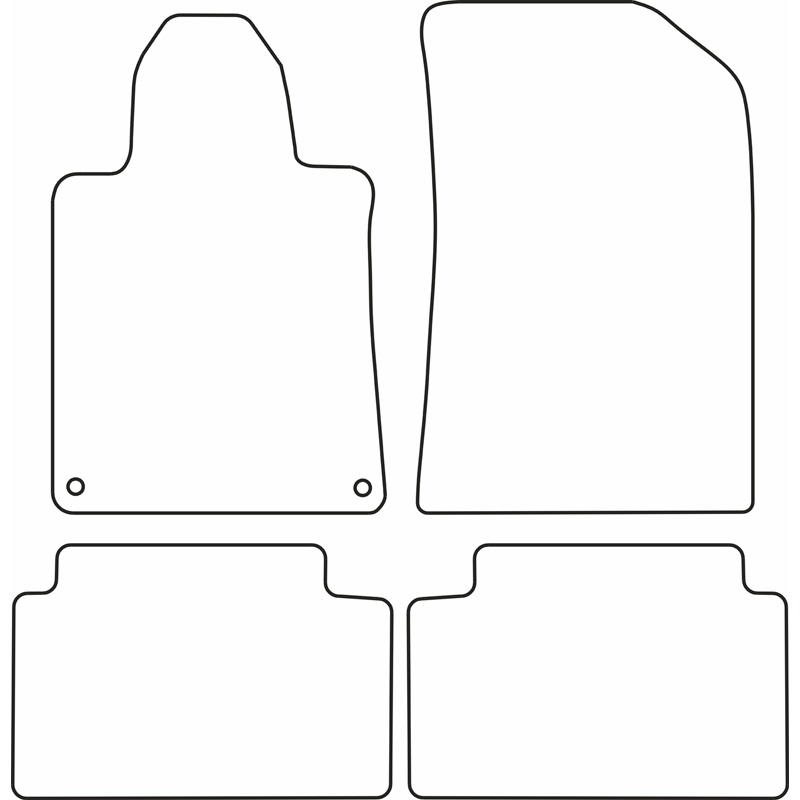 Automatten  Peugeot 508 2011-2018