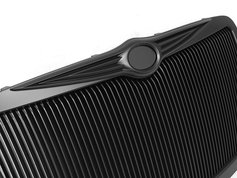Grill Chrysler 300C 04-10 glans zwart Royce style