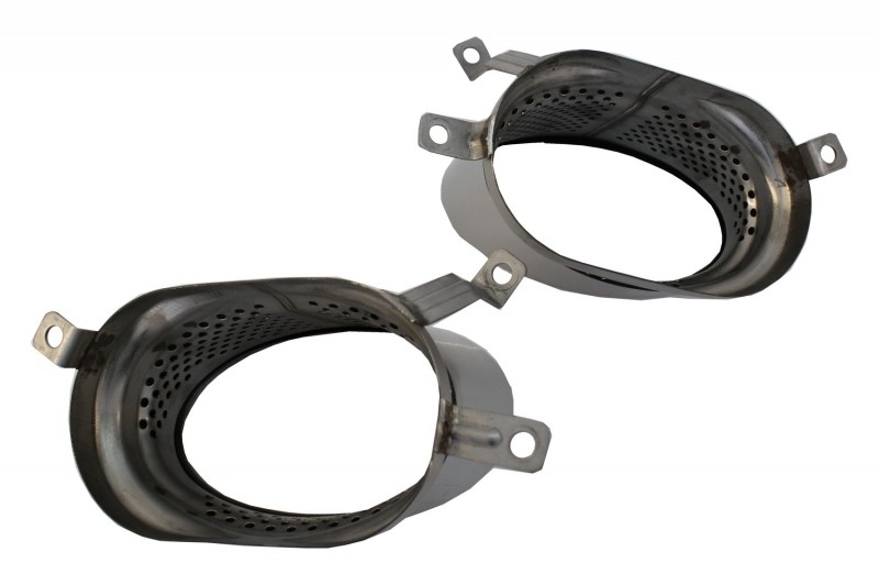 Achterbumper diffusor Audi A6 4G 2015-2018 RS6 Design Zwart S-Line