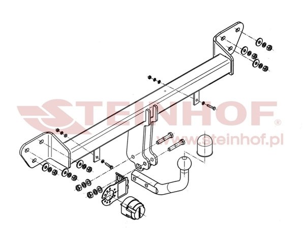 Trekhaak BMW 7 Serie 4D (E65/E66) 05/2005-2008