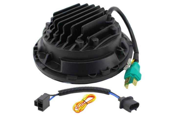 Koplampen VW Golf I / II / Kafer / Jeep Wrangler / Defender Full LED STR
