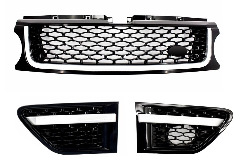 Grillen Range Rover Sport Facelift L320 09-13 Zwart Autobiography Look Edition