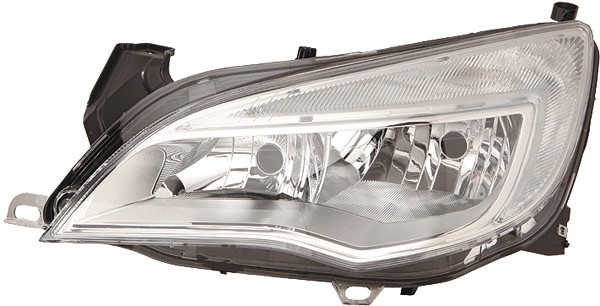 Koplamp rechts ASTRA J 09->> Chroom
